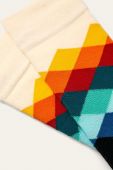 Happy Socks - Шкарпетки Faded Diamond колір білий