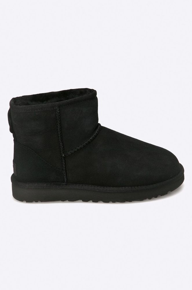 Замшеві чоботи UGG жіночі колір чорний 1016222.BLK-BLK