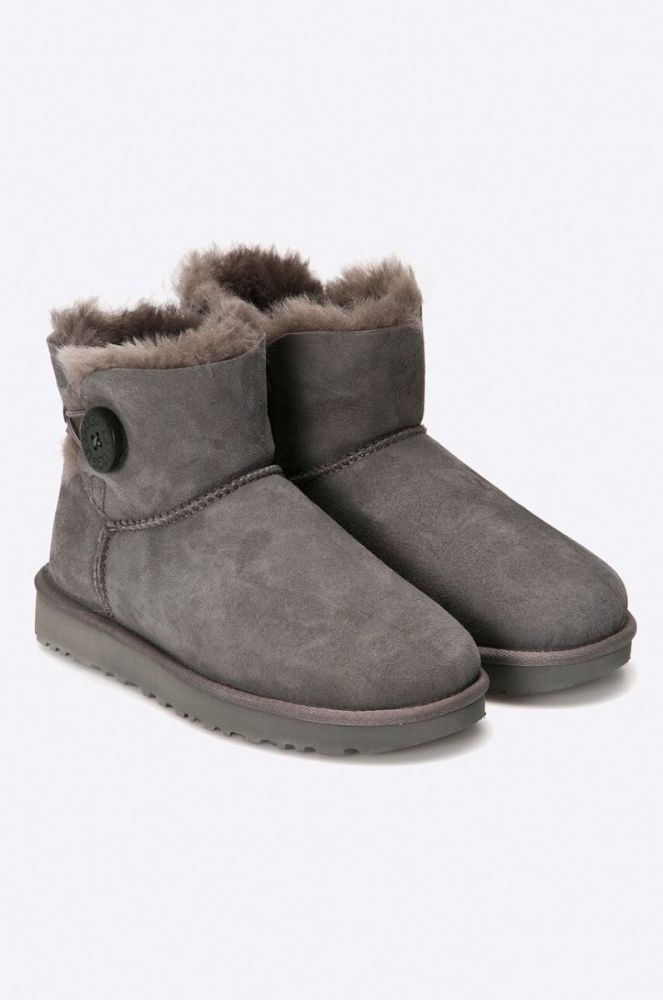 Черевики UGG жіночі колір сірий на плоскому ходу утеплені 1016422.GRY-GRY фото 2