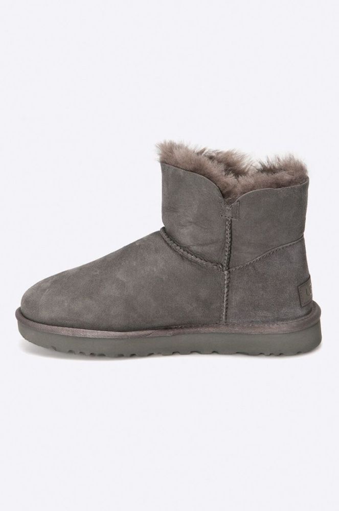 Черевики UGG жіночі колір сірий на плоскому ходу утеплені 1016422.GRY-GRY фото 3