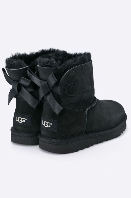 Зимове взуття UGG Mini Bailey Bow Ii колір чорний фото 4
