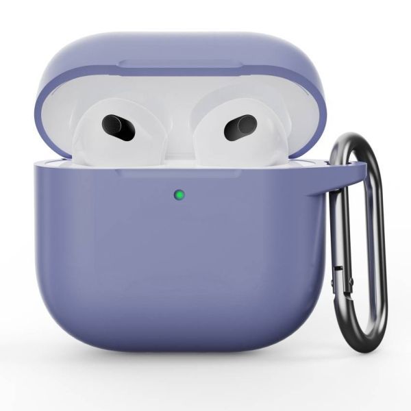 Чохол з карабіном CasePro Case Lavender для AirPods 5 | 4