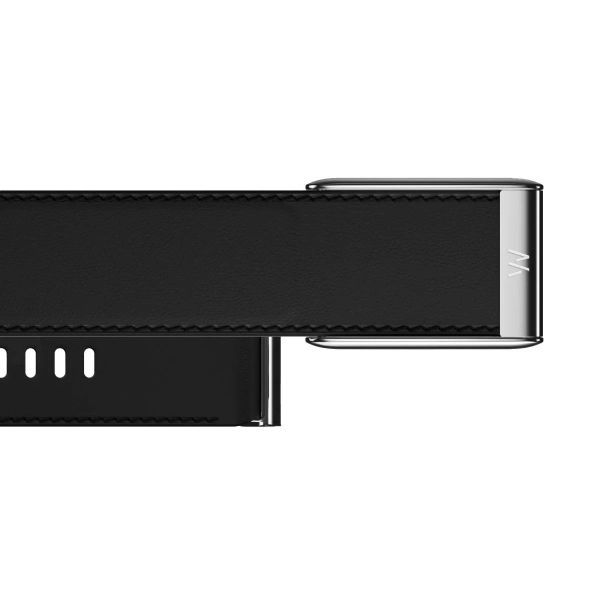 Шкіряний ремінець Whoop LeatherLuxe Band Straight Black/Cream with Titanium (Size S) для WHOOP 5.0 Peak | One (810114362129) фото 2