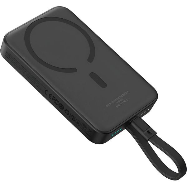 Зовнішній акумулятор Baseus Magnetic Mini 10000mAh 30W Black (P1002210B113-00) фото 3