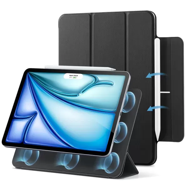 Чохол ESR Rebound Magnetic Case Black для iPad Air 11” M4 | M3 | M2 (2026 | 2025 | 2024) | iPad Air 10.9” M1 (2022 | 2020) (3022001402)