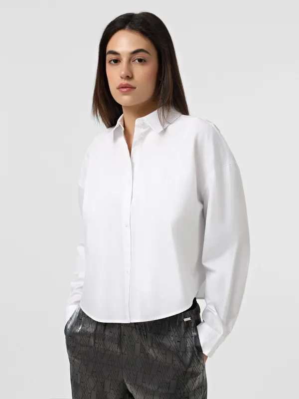 Бавовняна Жіноча Сорочка повсякденна Armani Exchange