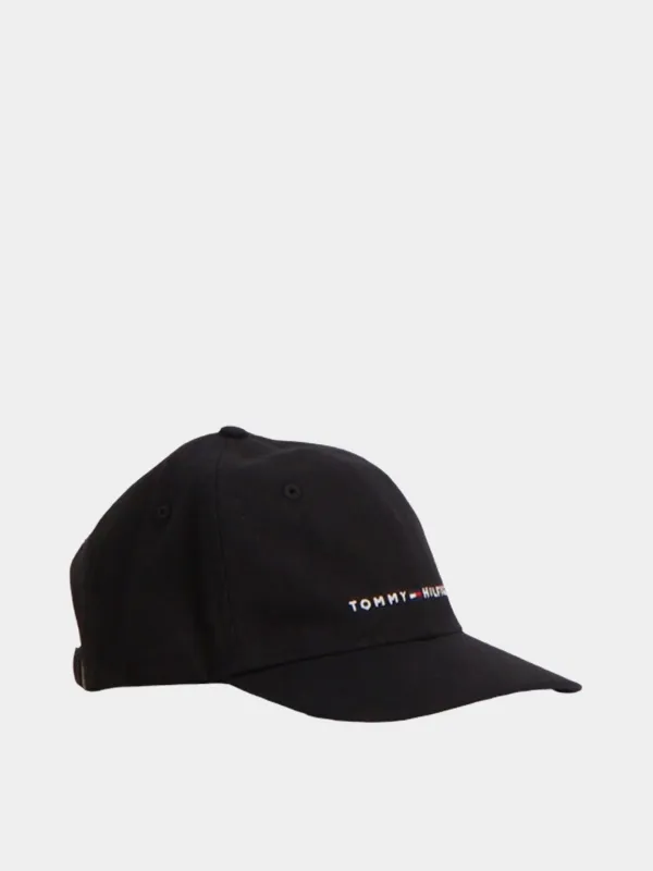 Tommy Hilfiger FOUNDATION SOFT 6 PANEL CAP Кепка колір чорний