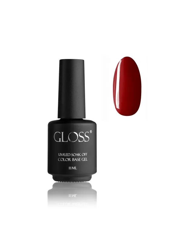 Кольорова база GLOSS Color Base Gel Omega GLOSS COMPANY, вишневий