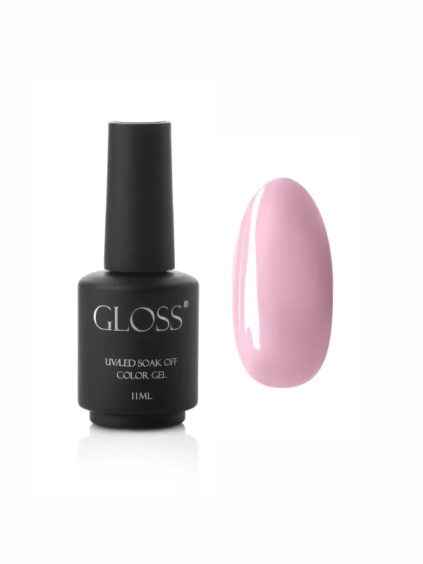 Гель-лак GLOSS 145, рожево-тілесний GLOSS COMPANY Пастель, рожевий