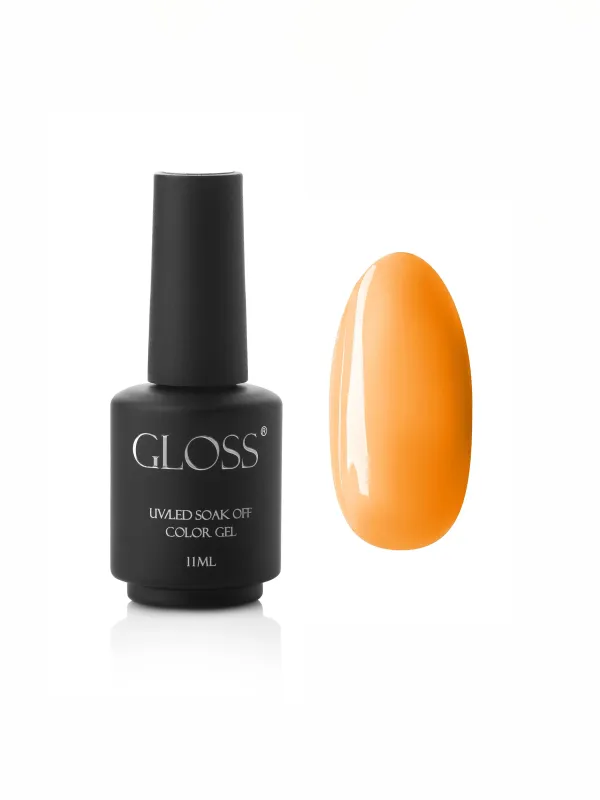 Гель-лак GLOSS 156 помаранчевий GLOSS COMPANY Пастель, помаранчевий