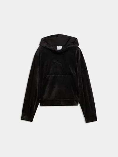 Дитяче Худі PUMA Ess Elevated Velour Relaxed