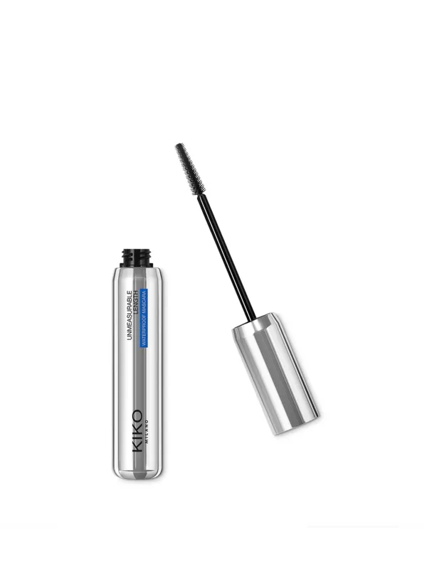 Водостійка туш для вій KIKO MILANO Unmeasurable Lenght Waterproof Mascara, відтінок Black