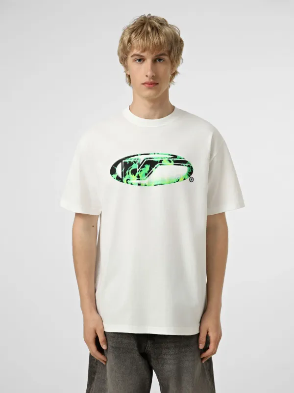 Бавовняна Чоловіча Футболка Vans BEVEL FLAME SS TEE