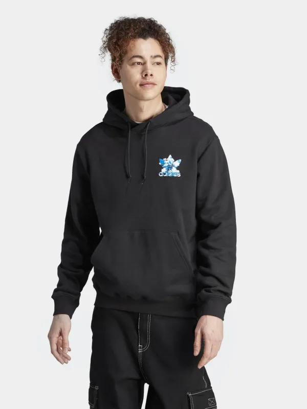 Бавовняне Чоловіче Худі adidas Graphics Cloudy Trefoil Originals