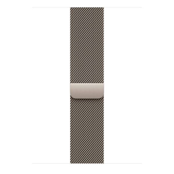 Оригінальний металевий ремінець Apple Milanese Loop Natural Size S/M для Apple Watch 49мм | 46мм | 45мм | 44мм (MC7J4)