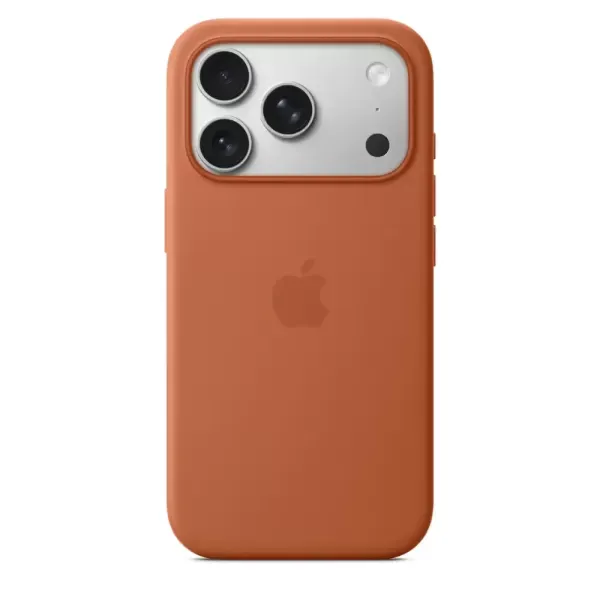 Оригінальний силіконовий чохол Apple Silicone Case with MagSafe Terra Cotta для iPhone 17 Pro (MGFJ4) фото 2
