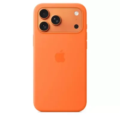 Cиліконовий чохол CasePro Silicone Case with MagSafe (Camera Control) Orange для iPhone 17 Pro Max