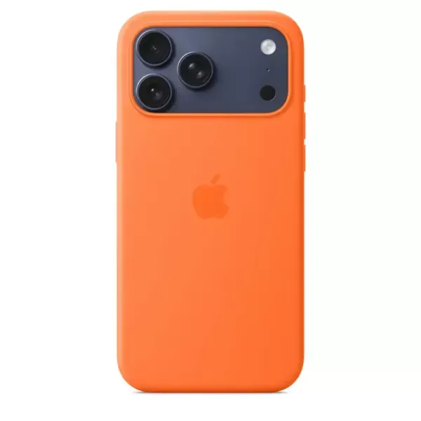 Cиліконовий чохол CasePro Silicone Case with MagSafe (Camera Control) Orange для iPhone 17 Pro Max фото 3