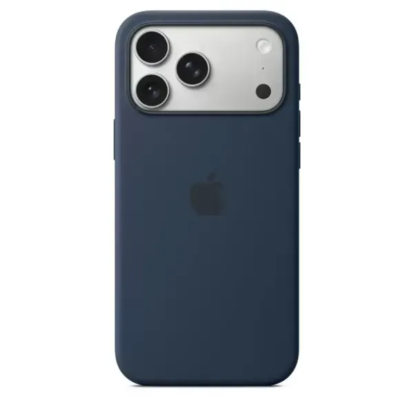 Оригінальний силіконовий чохол Apple Silicone Case with MagSafe Midnight для iPhone 17 Pro Max (MGFP4) фото 3