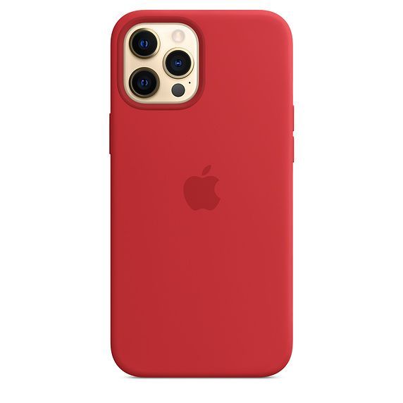 Силіконовий чохол CasePro Sillicone Case (High Quality) Red для iPhone 12 Pro Max фото 2