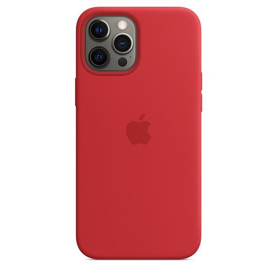 Силіконовий чохол CasePro Sillicone Case (High Quality) Red для iPhone 12 Pro Max фото 3