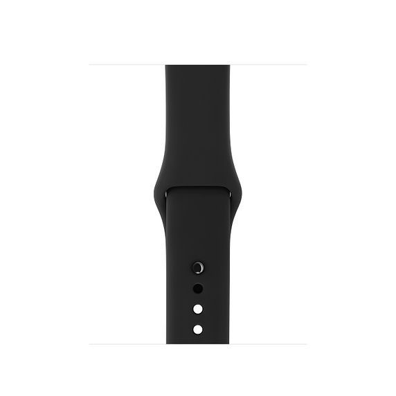 Ремінець Apple Watch Sport Band 42мм | 41мм | 40мм Black (MJ4F2) фото 3