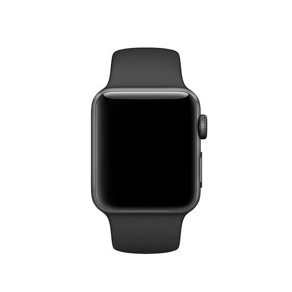 Ремінець Apple Watch Sport Band 42мм | 41мм | 40мм Black (MJ4F2) фото 2
