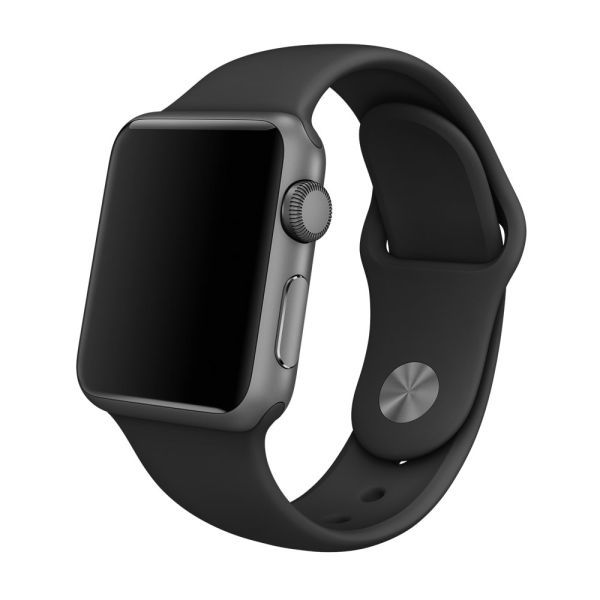 Ремінець Apple Watch Sport Band 42мм | 41мм | 40мм Black (MJ4F2)