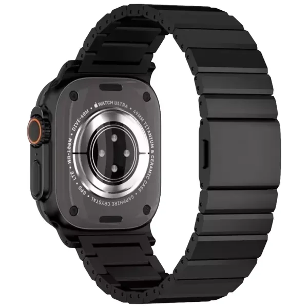 Титановий ремінець Mobile Origin Titanium Band Modena Black для Apple Watch 49мм | 46мм | 45мм | 44мм (MO-TBM-BLK) фото 2