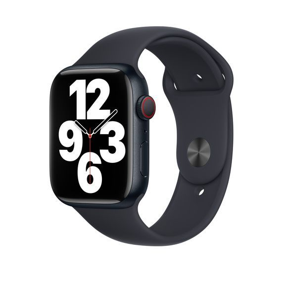 Оригінальний ремінець Apple Sport Band Size S/M Midnight для Apple Watch 42мм | 41мм | 40мм (MPLN3) фото 2