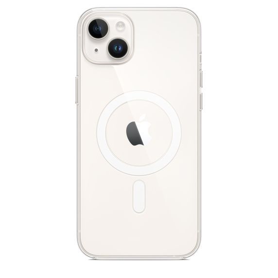 Оригінальний прозорий чохол Apple Clear Case with MagSafe для iPhone 14 Plus (MPU43)