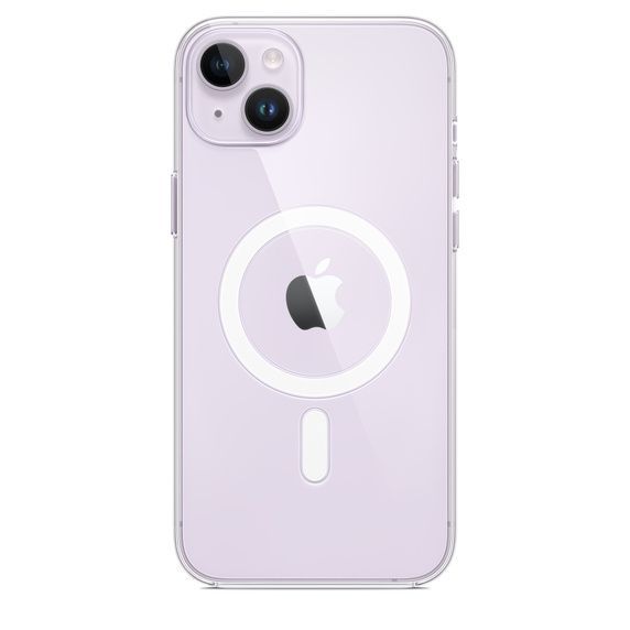 Оригінальний прозорий чохол Apple Clear Case with MagSafe для iPhone 14 Plus (MPU43) фото 2