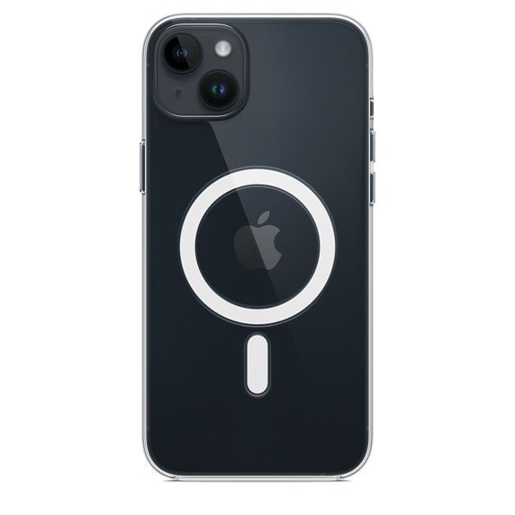 Оригінальний прозорий чохол Apple Clear Case with MagSafe для iPhone 14 Plus (MPU43) фото 3
