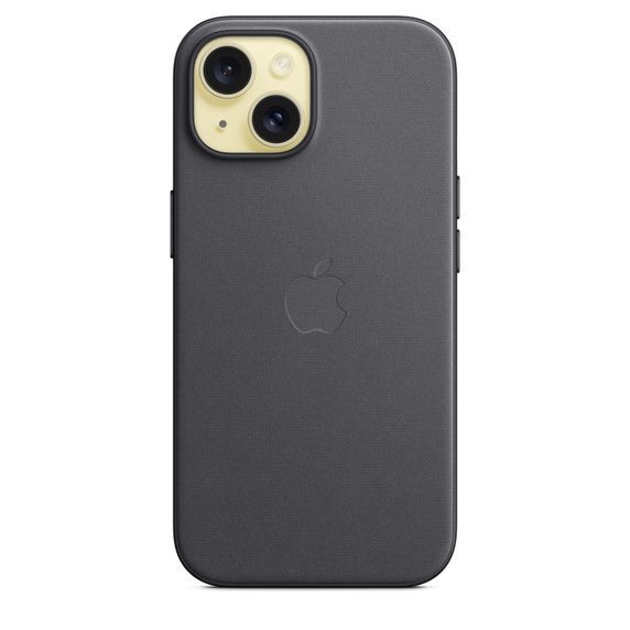 Оригінальний чохол Apple FineWoven Case with MagSafe Black для iPhone 15 (MT393) фото 3