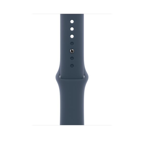 Оригінальний силіконовий ремінець Apple Sport Band Size S/M Storm Blue для Apple Watch 49мм | 46мм | 45мм | 44мм (MT3Q3)