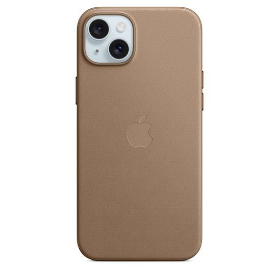 Оригінальний чохол Apple FineWoven Case with MagSafe Taupe для iPhone 15 Plus (MT473)