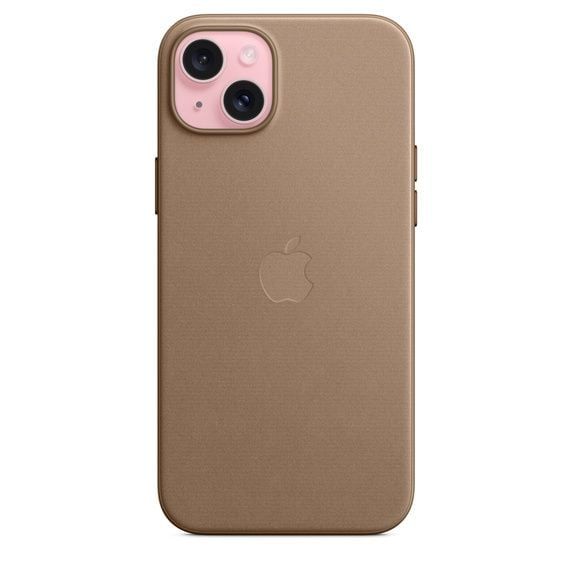 Оригінальний чохол Apple FineWoven Case with MagSafe Taupe для iPhone 15 Plus (MT473) фото 2