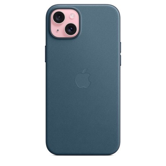 Оригінальний чохол Apple FineWoven Case with MagSafe Pacific Blue для iPhone 15 Plus (MT4D3) фото 2