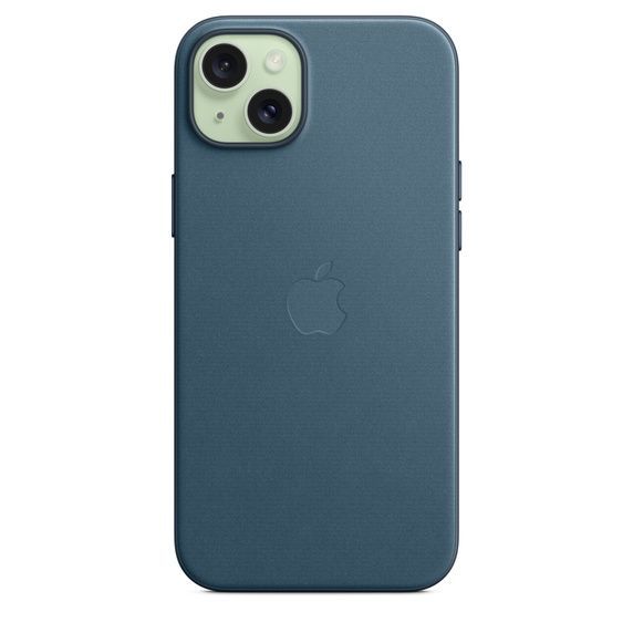 Оригінальний чохол Apple FineWoven Case with MagSafe Pacific Blue для iPhone 15 Plus (MT4D3) фото 3
