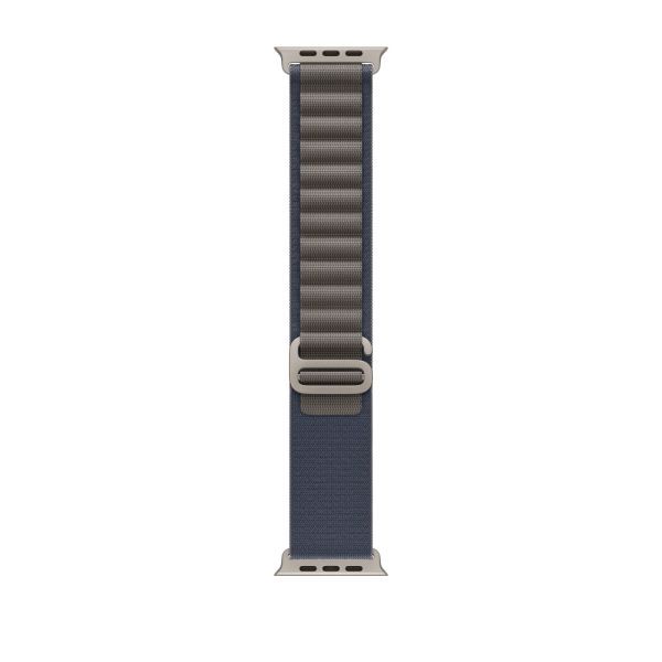 Оригінальний ремінець Apple Alpine Loop Small Blue для Apple Watch 49мм | 46мм | 45мм | 44мм (MT5J3)