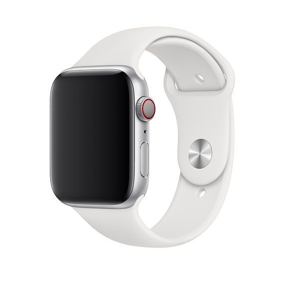 Ремінець Apple Watch Sport Band White 49мм | 46мм | 45мм | 44мм (MTPK2) фото 2
