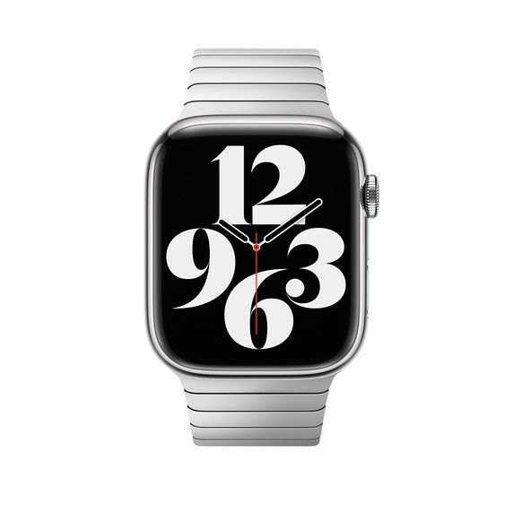Оригінальний металевий ремінець Apple Link Bracelet Silver для Apple Watch 49мм | 46мм | 45мм | 44мм (MUHL2) фото 2