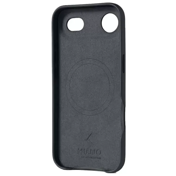 Шкіряний чохол Mujjo Full Leather Case (Camera Control) Basalt для iPhone Air фото 2