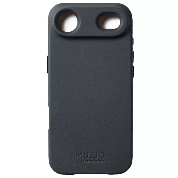 Шкіряний чохол Mujjo Full Leather Case (Camera Control) Basalt для iPhone Air фото 3