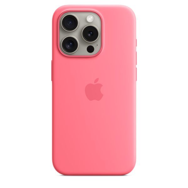 Силіконовий чохол CasePro Silicone Case with MagSafe Pink для iPhone 15 Pro Max