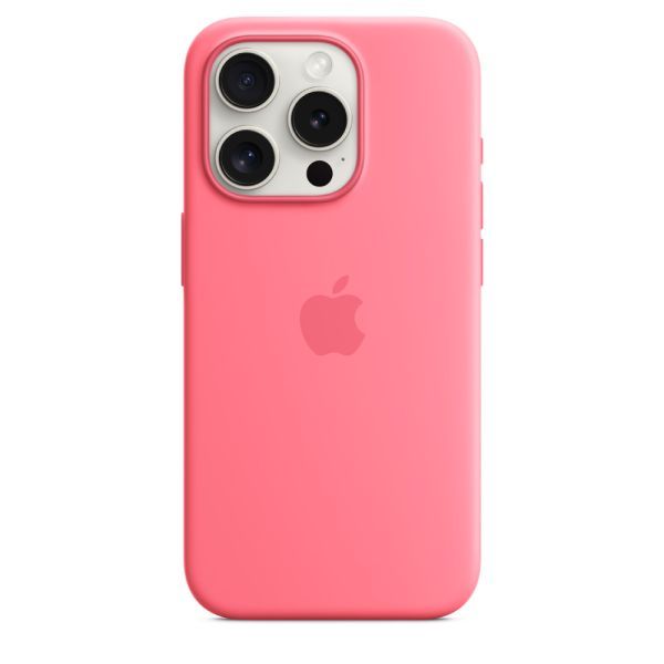 Силіконовий чохол CasePro Silicone Case with MagSafe Pink для iPhone 15 Pro Max фото 3