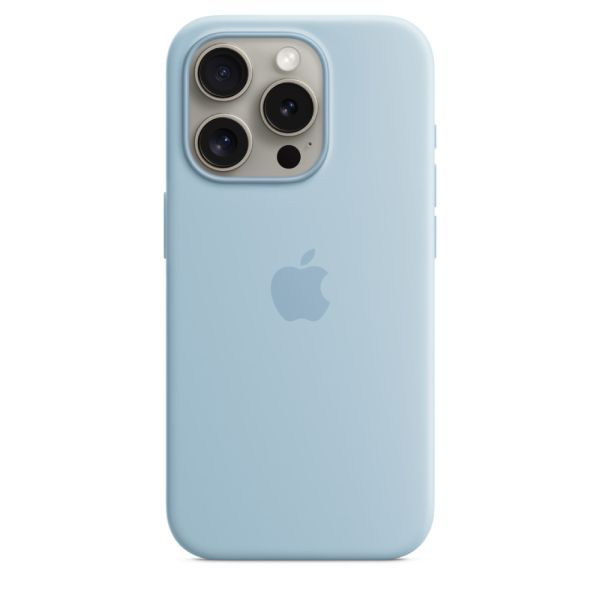 Силіконовий чохол CasePro Silicone Case with MagSafe Light Blue для iPhone 15 Pro Max