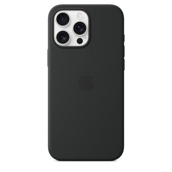 Оригінальний силіконовий чохол Apple Silicone Case with MagSafe Black для iPhone 16 Pro Max (MYYT3) фото 3