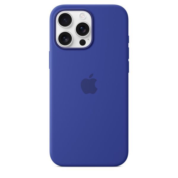 Оригінальний силіконовий чохол Apple Silicone Case with MagSafe Ultramarine для iPhone 16 Pro (MYYP3) фото 3