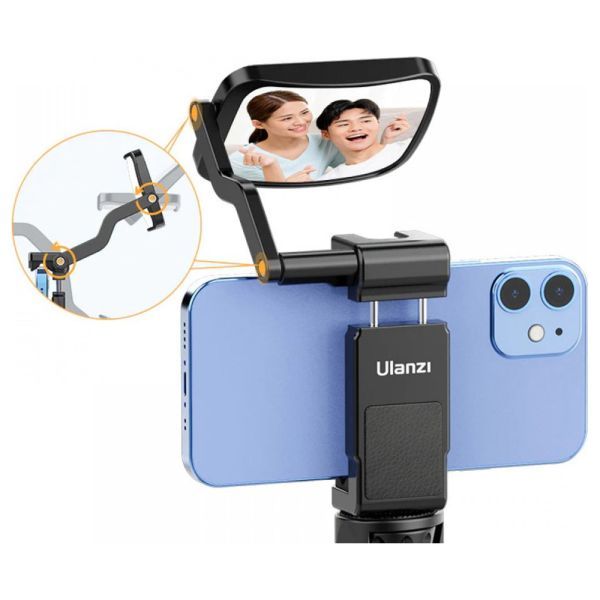 Тримач для телефону Ulanzi Vijim Phone Clip & Flip Mirror Kit Black (3003) фото 3